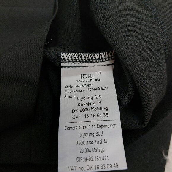 ICHI Women’s Black Halter Neck Mini Dress Size S - Picture 8 of 9